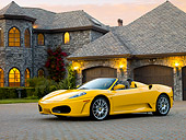 FRR 04 RK0563 01
2006 Ferrari F430 Spider Yellow 3/4 Front View By Mansion