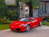 FRR 04 RK0568 01
2006 Ferrari F430 Spider Red 3/4 Front View By Mansion
