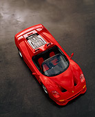 FRR 05 RK0001 08
1996 Ferrari F50 Red 3/4 Overhead On Pavement