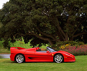 FRR 05 RK0027 04
1995 Ferrari F-50 Red Profile On Grass Trees Background