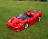 FRR 05 RK0029 05
1995 Ferrari F-50 Overhead Front 3/4 View On Grass