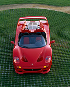 FRR 05 RK0036 05
1996 Ferrari F-50 Red Overhead On Grass Head On View