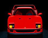 FRR 06 RK0018 03
1990 Ferrari F-40 Red Head On Shot Studio