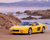 FRR 07 RK0061 01
1992 Ferrari Testarossa Yellow 3/4 Front View On Beach