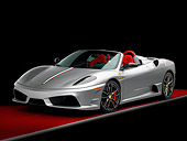 FRR 08 RK0139 01
2009 Ferrari F430 16M Scuderia Spider Silver 3/4 Front View Studio