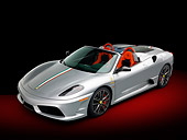 FRR 08 RK0140 01
2009 Ferrari F430 16M Scuderia Spider Silver 3/4 Front View Studio