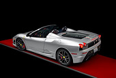 FRR 08 RK0141 01
2009 Ferrari F430 16M Scuderia Spider Silver 3/4 Rear View Studio