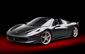 FRR 08 RK0142 01
2012 Ferrari 458 Spyder Gray 3/4 Front View In Studio