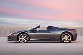 FRR 08 RK0149 01
2012 Ferrari 458 Spyder Gray Profile View On Pavement