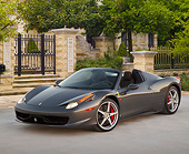 FRR 08 RK0152 01
2012 Ferrari 458 Spyder Gray 3/4 Front View On Pavement