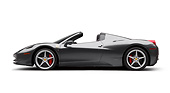 FRR 08 RK0160 01
2012 Ferrari 458 Spyder Gray Profile View On White Seamless