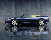 FRR 08 RK0086 08
1995 Ferrari F355 Spyder Blue Profile View On