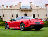 FRR 09 RK0056 01
2011 Ferrari 599 GTO Red 3/4 Rear View On Grass By Building