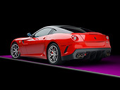 FRR 09 RK0083 01
2011 Ferrari 599 GTO Red 3/4 Rear View In Studio