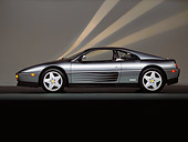 FRR 11 RK0011 01
1990 Ferrari 348 Black Profile On Gray Floor With 3 Lights In Background