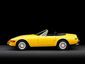 FRR 12 RK0013 01
1972 Ferrari Daytona Spyder GTB/4 Yellow Profile View In Studio.