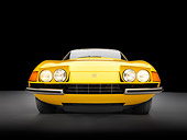 FRR 12 RK0020 01
1972 Ferrari Daytona Spyder GTB/4 Yellow Front View In Studio.