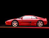 FRR 15 RK0029 01
1995 Ferrari F355 Berlinetta Red Profile View On Red And Yellow Lines Studio