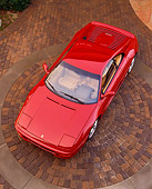FRR 15 RK0017 02
1995 Ferrari F355 Berlinetta Red Ovehread 3/4 Front View On Brick