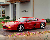 FRR 15 RK0024 04
1995 Ferrari F355 Berlinetta Red 3/4 Side View By Flowers