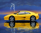 FRR 15 RK0037 06
1995 Ferrari F355 Berlinetta Yellow Profile On Mylar Floor Lightning Studio