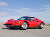 FRR 16 RK0019 01
1973 Ferrari Dino 246 GTS Red 3/4 Front View On Pavement