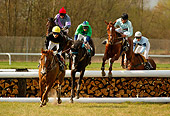 HOR 01 KH0027 01
Horses Jumping Obstacle In Steeplechase Race