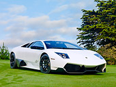 LAM 01 BK0002 01
2010 Lamborghini Murci�lago LP670-4 SuperVeloce White 3/4 Front View On Grass