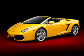 LAM 01 BK0031 01
2012 Lamborghini Gallardo LP 550-2 Spyder Yellow 3/4 Front View In Studio