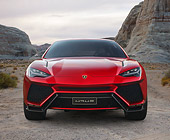 LAM 01 BK0050 01
2013 Lamborghini Urus Red Front View On Dirt In Desert