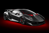 LAM 01 BK0051 01
2013 Lamborghini Sesto Elemento Black 3/4 Front View In Studio