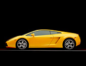 LAM 01 RK0535 04
2004 Lamborghini Gallardo Yellow Profile On Gray Line Studio