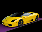 LAM 01 RK0630 01
2006 Lamborghini Murcielago Roadster Yellow 3/4 Side View Studio