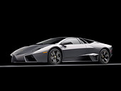 LAM 01 RK0735 01
2008 Lamborghini Reventon Gray 3/4 Front View Studio