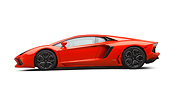 LAM 01 RK0797 01
2012 Lamborghini Aventador Tangerine Profile View On White Seamless