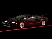 LAM 01 RK0104 02
Lamborghini Countach Black 3/4 Front View On Red Line Studio