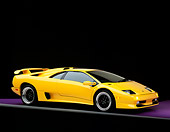 LAM 01 RK0157 03
1999 Lamborghini SV Diablo Yellow 3/4 Side View Studio