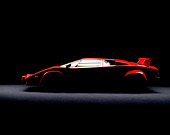 LAM 01 RK0252 16
Lamborghini Countach Red Profile Silhouette Top Lighting Studio