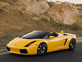 LAM 01 RK0567 01
2007 Lamborghini Gallardo Roadster Yellow 3/4 Front View On Pavement