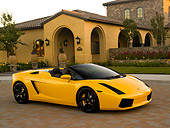 LAM 01 RK0571 01
2007 Lamborghini Gallardo Roadster Yellow 3/4 Side View On Pavement