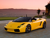 LAM 01 RK0575 01
2007 Lamborghini Gallardo Roadster Yellow 3/4 Front View On Pavement