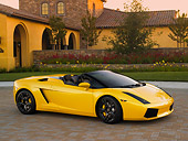 LAM 01 RK0577 01
2007 Lamborghini Gallardo Roadster Yellow 3/4 Side View On Pavement
