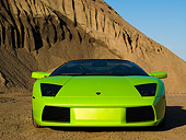 LAM 01 RK0586 01
2006 Lamborghini Murcielago Roadster Lime Green Low Head On View On Sand