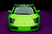LAM 01 RK0599 01
2006 Lamborghini Murcielago Roadster Lime Green Overhead Head On View Studio