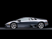 LAM 01 RK0623 02
2007 Lamborghini Murcielago LP640 Gray Profile View  Gray Line Studio