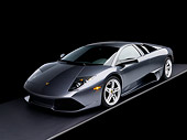 LAM 01 RK0628 01
2007 Lamborghini Murcielago LP640 Gray 3/4 Front View Gray Floor Studio