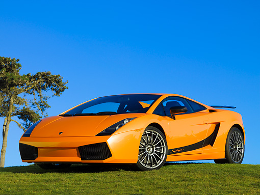 LAM 01 RK0634 01 2007 Lamborghini Gallardo Superleggera Orange With Black 