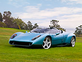 LAM 01 RK0651 01
1996 Lamborghini Zagato Raptor Concept Blue 3/4 Front View On Grass