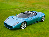 LAM 01 RK0652 01
1996 Lamborghini Zagato Raptor Concept Blue 3/4 Front View On Grass