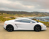 LAM 01 RK0681 01
2008 Lamborghini Gallardo LP560-4 White Profile View By Ocean
